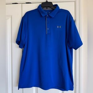 Under Armour Men's Vibrant Blue Polo XL